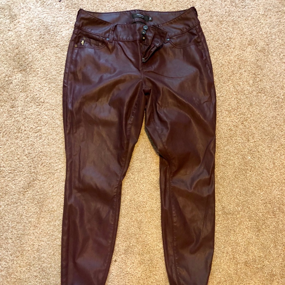 Torrid Faux Leather Skinny Pants